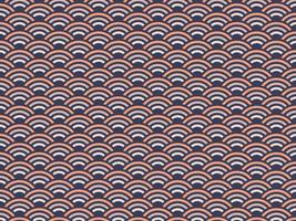 beautiful abstract wave seamless pattern design vector