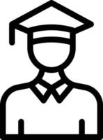 student vector illustration on a background.Premium quality symbols.vector icons for concept and graphic design.