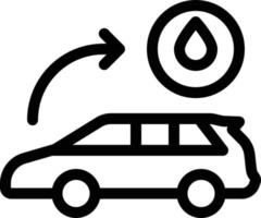 Ilustración de vector de coche en un fondo. Símbolos de calidad premium. Iconos vectoriales para concepto y diseño gráfico.