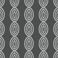 Vector seamless pattern in Scandinavian style with flowers and leaves