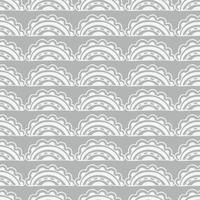 Vector seamless pattern in Scandinavian style with flowers and leaves