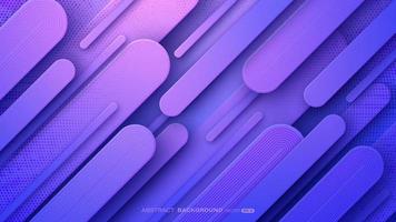 Blue and pink background with diagonal abstract geometric shapes textured with line and dot pattern vector