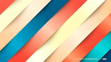 Colorful abstract background with gradient diagonal light and shadow vector