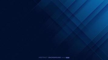 Abstract blue line stripes with light and shadow on dark blue background vector