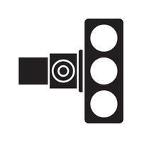 CCTV Security Camera Icon vector