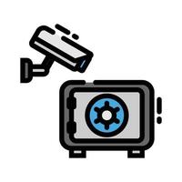 CCTV Security Camera Icon vector