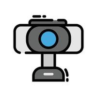 CCTV Security Camera Icon vector