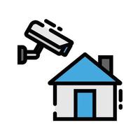 CCTV Security Camera Icon vector