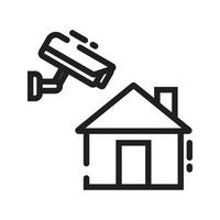 CCTV Security Camera Icon vector