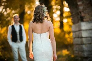 beautiful couple posing photo