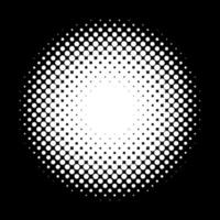 Circle halftone element. Polka dots fade circle dots gradient background. Dotted Gradient Halftone Round. Trendy vector design element