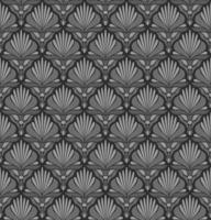 SEAMLESS VECTOR BACKGROUND IN ART NOUVEAU STYLE WITH GRAY PLANT ELEMENTS
