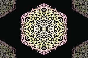 Mandala Design. Round lace pattern design. vector