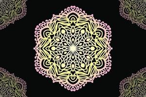 Mandala Design. Round lace pattern design. vector