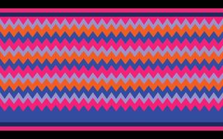 Embroidered fabric pink tone,Geometric ethnic oriental,  Diagonal ikat stripes, Zigzag seamless pattern traditional Design.  Lahu fabric pattern.  Fabric pattern for shirt. vector