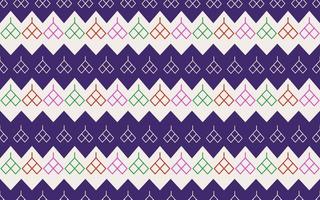 Blue and white Geometric ethnic oriental, Diagonal ikat stripes, Zigzag seamless pattern traditional Design. Lahu fabric pattern. Fabric pattern for shirt. vector