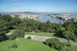 Budapest, Hungary, 2014. View across the river Danube in Budapest photo