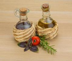 Vinegar and oil photo