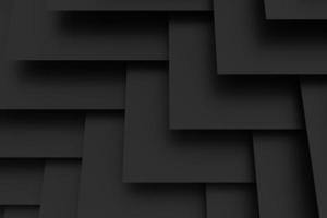 layers of black paper layers abstract background with copy space photo