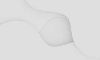 Minimalist clean copy space wavy white background in stacked layers. abstract background. 3d rendering. photo
