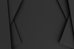 layers of black paper layers abstract background with copy space photo