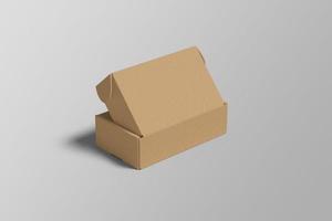 Box Blank Mockup photo