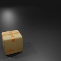 3d rendered box perfect for design project photo