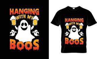 diseño de camisetas de halloween, eslogan de camisetas de halloween y diseño de prendas de vestir, tipografía de halloween, vector de halloween, ilustración de halloween