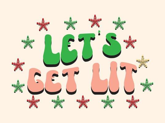 Retro christmas t-shirt design