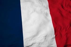 bandera francesa en renderizado 3d foto