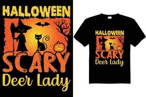 Halloween t shirt design vector, Halloween T-Shirt illustration vector