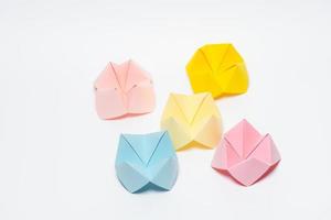 Multi colors paper fortune teller photo