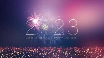 Loop 2023 Merry Christmas and Happy New Year video