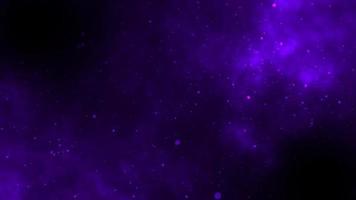 Purple Shiny Space Fire Particle powder Looping flow Animation for Abstract art fantasy Motion silver Background animation. video