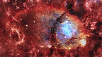 nebulosa espacial viajar la cabeza de pez nebulosa de la cabeza video