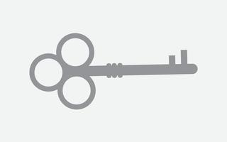 White Key Icon Pro Vector