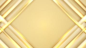 Abstract modern luxury golden background decoration gold lines diagonal pattern and lighting effect vector