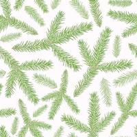 Vector New Year seamless pattern with fir branches and juniper branches.