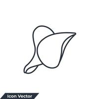 potato chips icon logo vector illustration. potato chips symbol template for graphic and web design collection