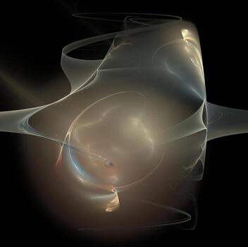 3D rendering abstract digital background. Pattern for textile and design.Fractal a never-ending pattern. Abstract Computer generated Fractal design photo