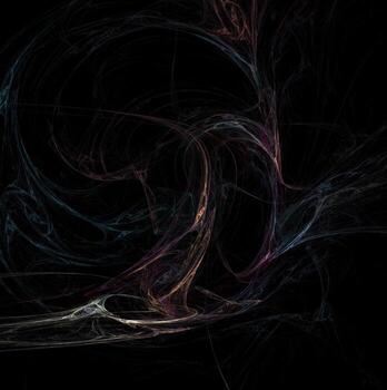 3D rendering abstract digital background. Pattern for textile and design.Fractal a never-ending pattern. Abstract Computer generated Fractal design photo