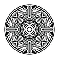 black ornamental mandala design background,mandala design,Mandala pattern Coloring book Art wallpaper design, black and white mandala vector