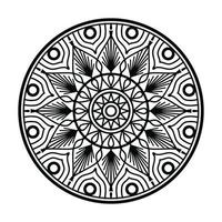 black ornamental mandala design background,mandala design,Mandala pattern Coloring book Art wallpaper design, black and white mandala vector