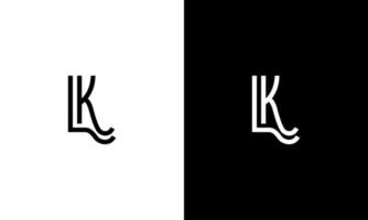 Letter LK vector logo free template Free Vector