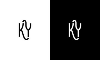 Letter KY vector logo free template Free Vector