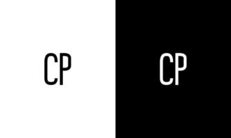 Letter CP vector logo free template Free Vector