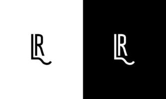 Letter LR vector logo free template Free Vector