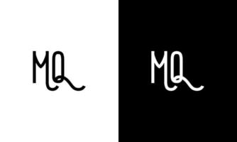 Letter MQ vector logo free template Free Vector