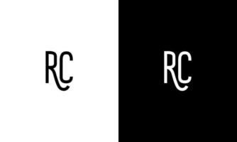 Letter RC vector logo free template Free Vector