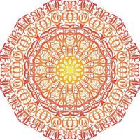 Mandala Design in a white background.Colorful Decorative Design. vector